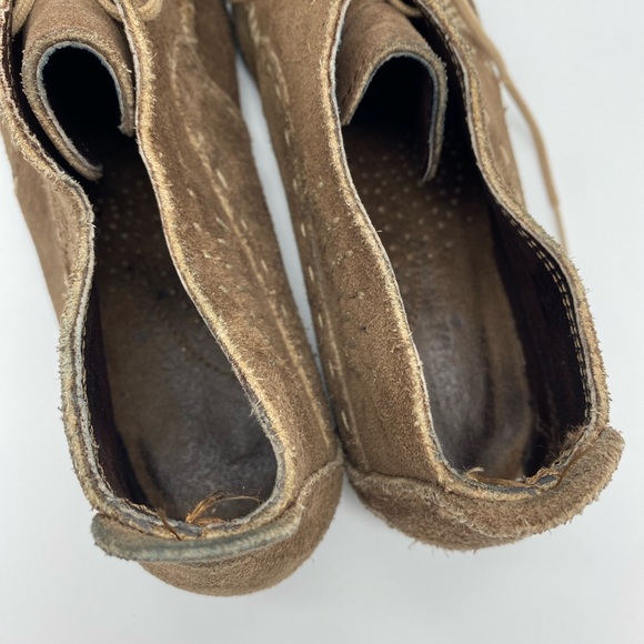 Minnetonka Moccasins Stitched Suede Lace-up Chukka Shoes - Picture 2 of 10